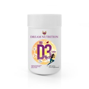 Dream Nutrition High Potency Vitamin D3 1000IU 120 Capsules